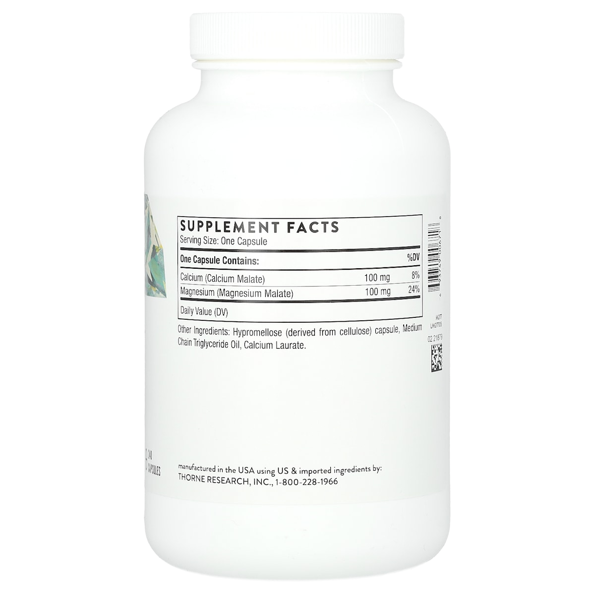 Supplement facts panel