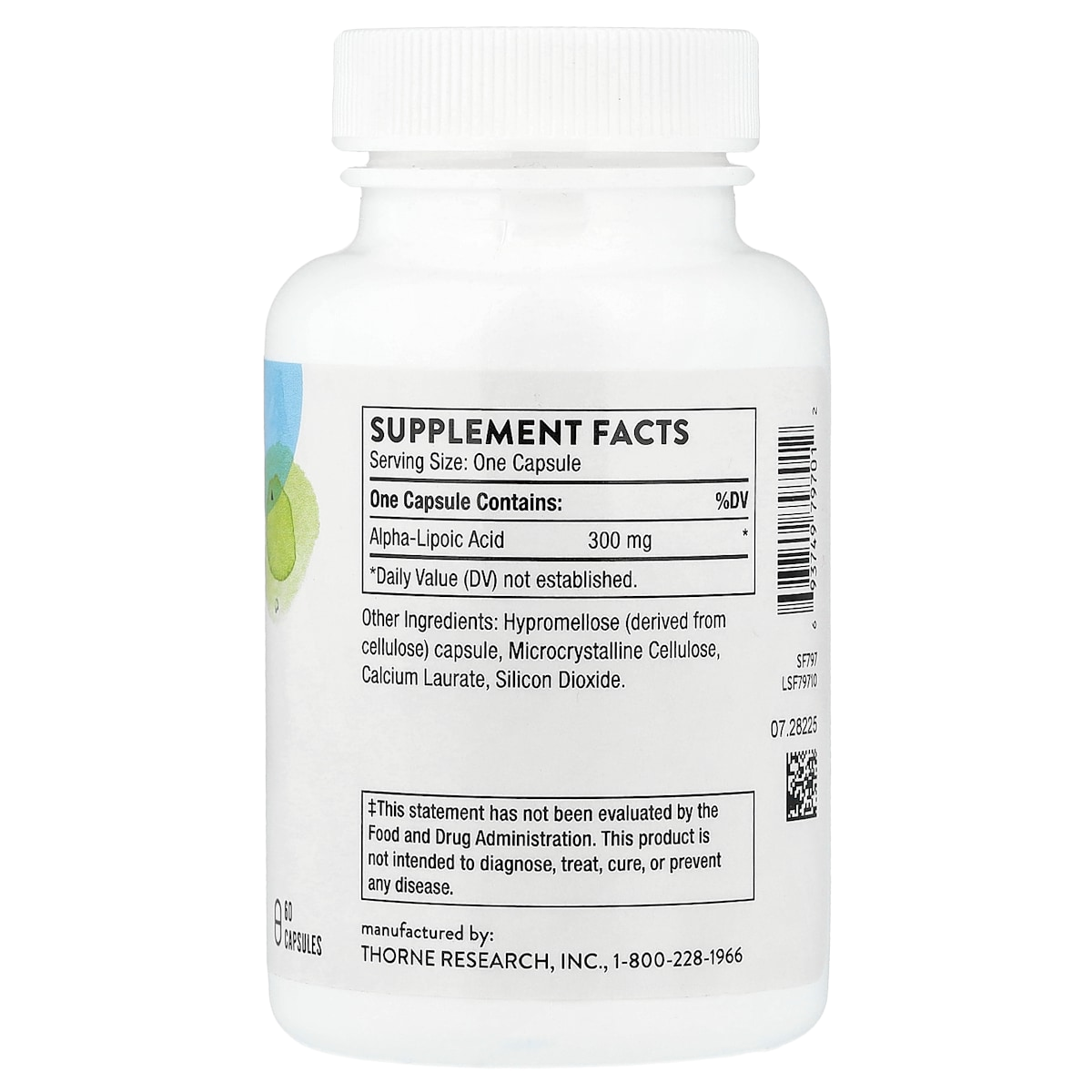 Supplement facts panel