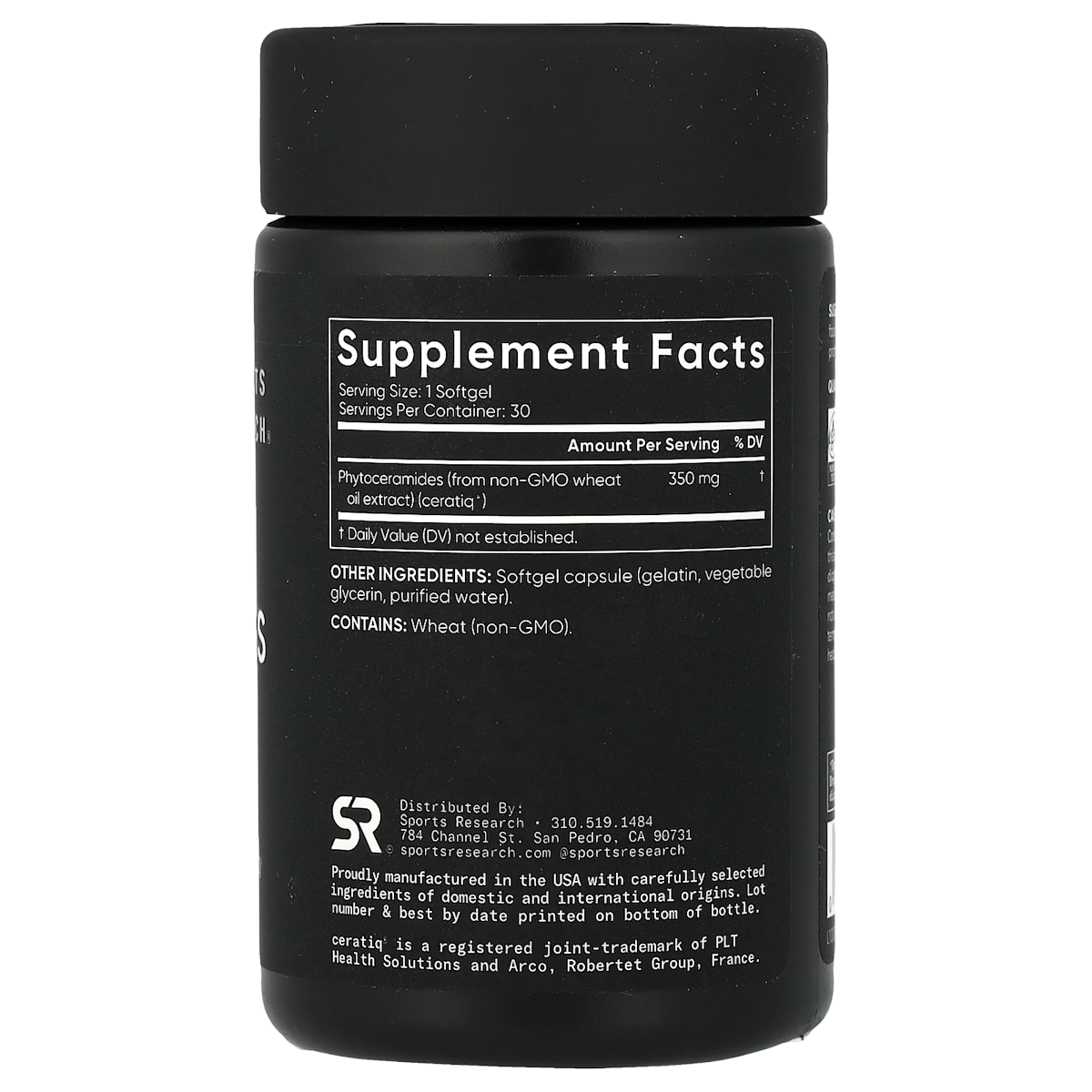 Supplement facts panel