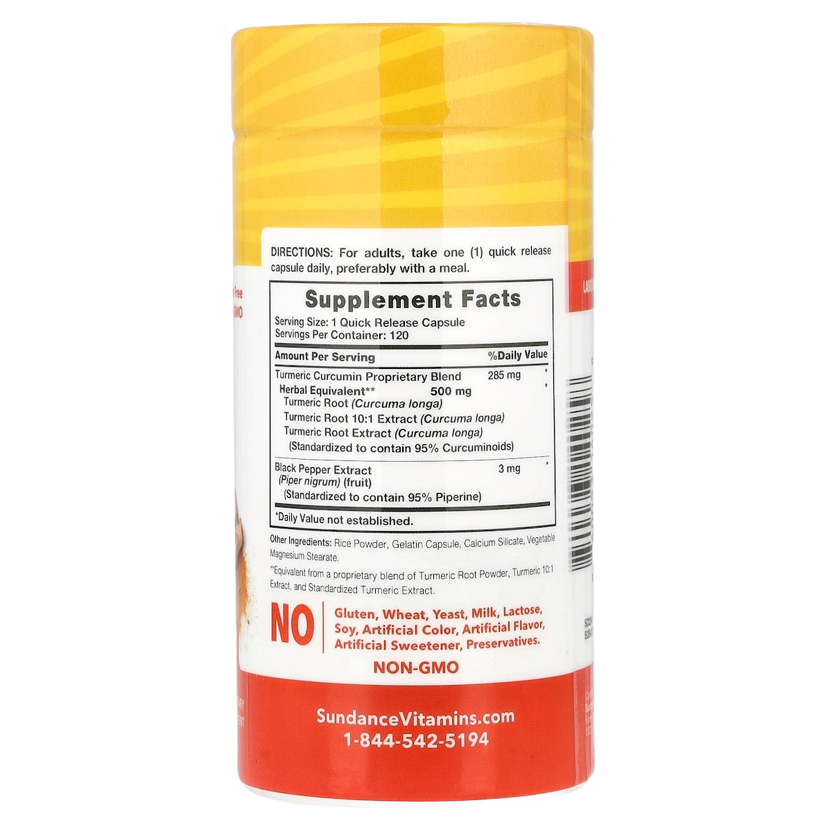 Supplement facts panel