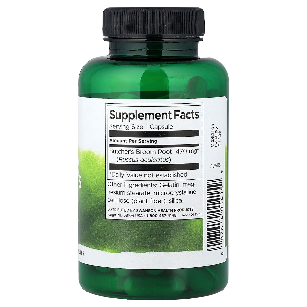 Supplement facts panel