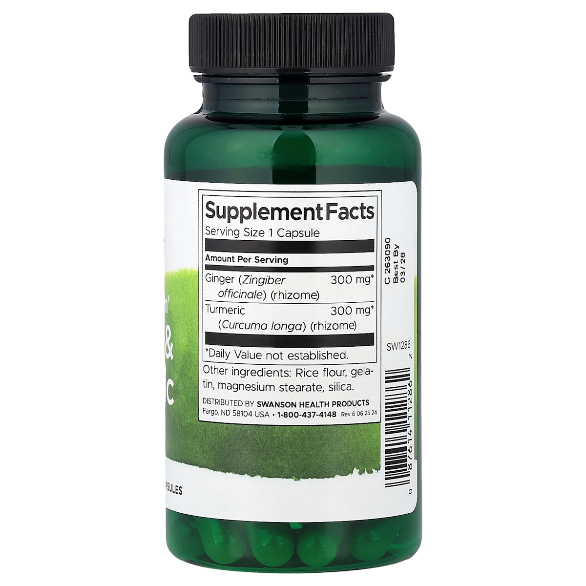 Supplement facts panel