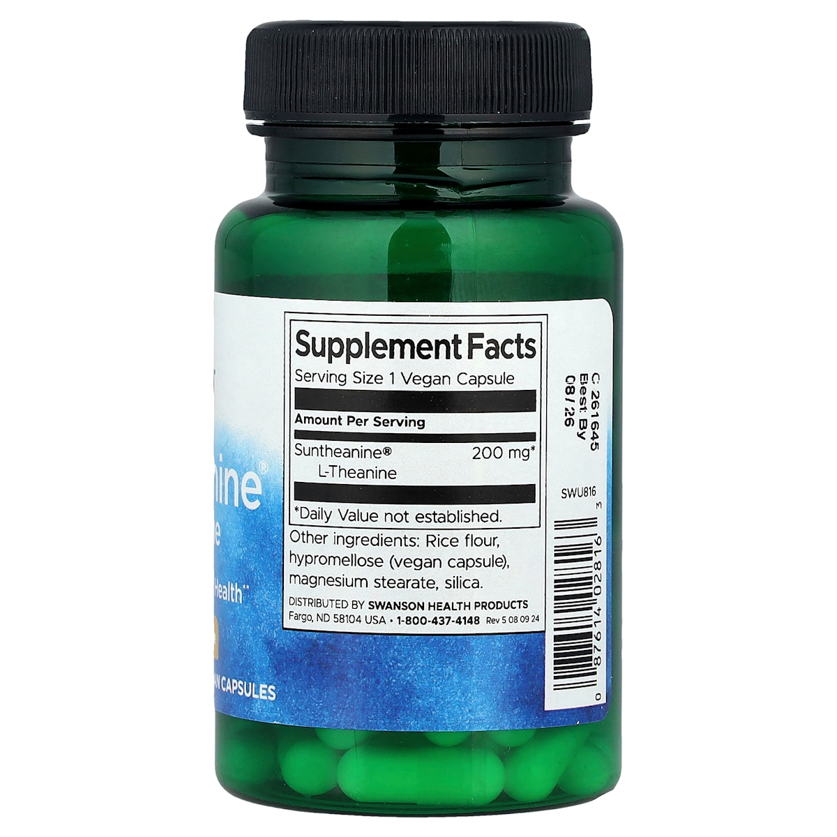 Supplement facts panel
