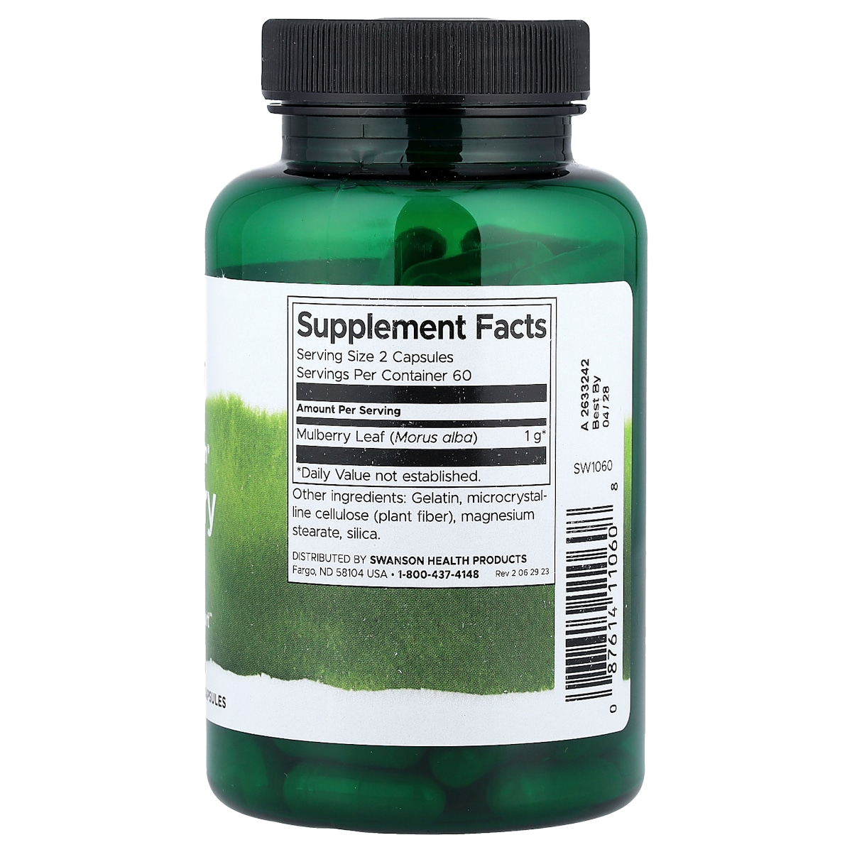 Supplement facts panel