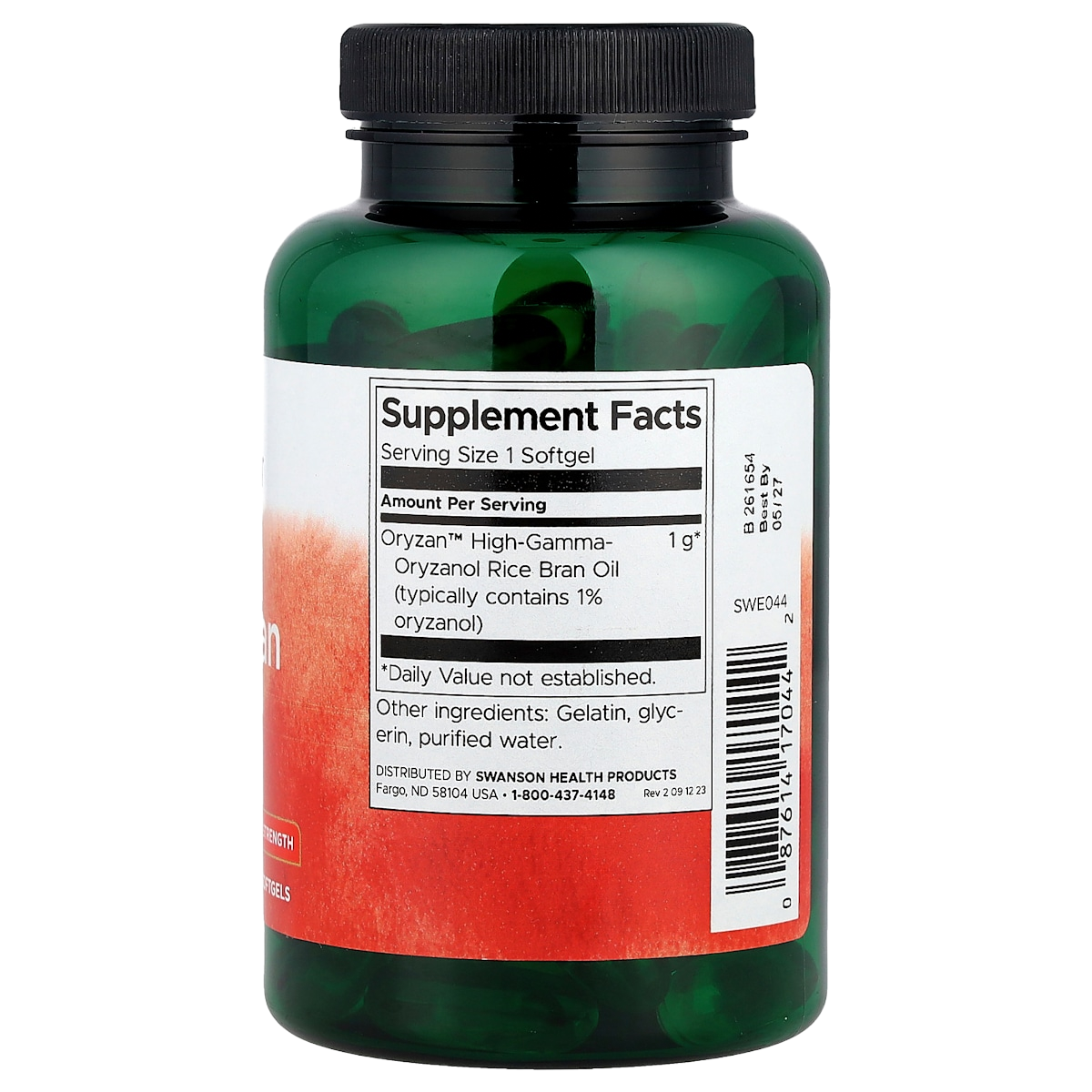 Supplement facts panel