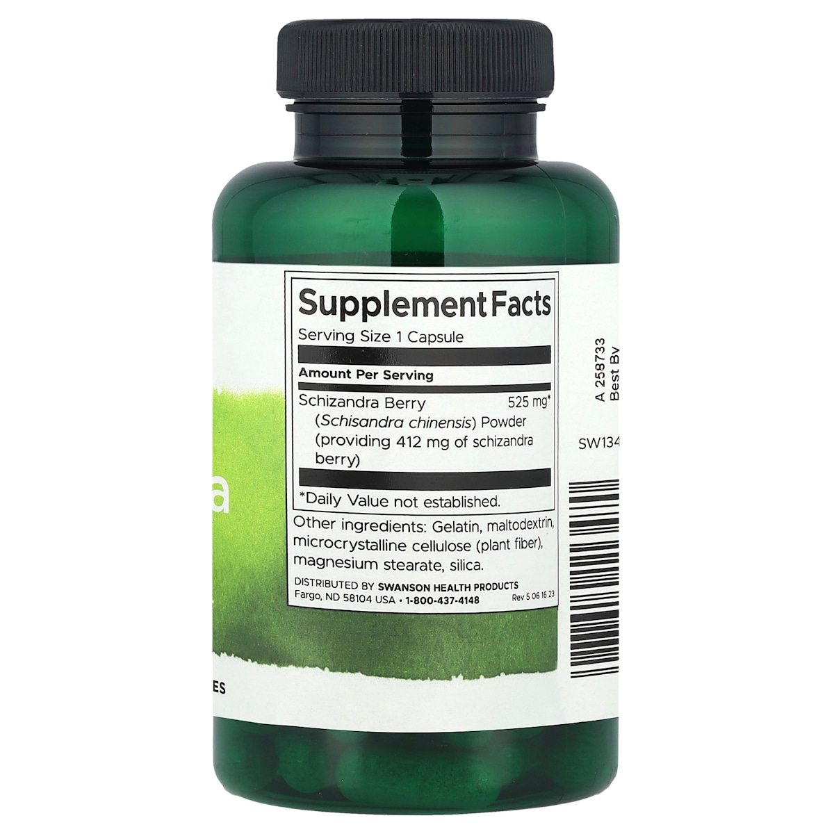 Supplement facts panel