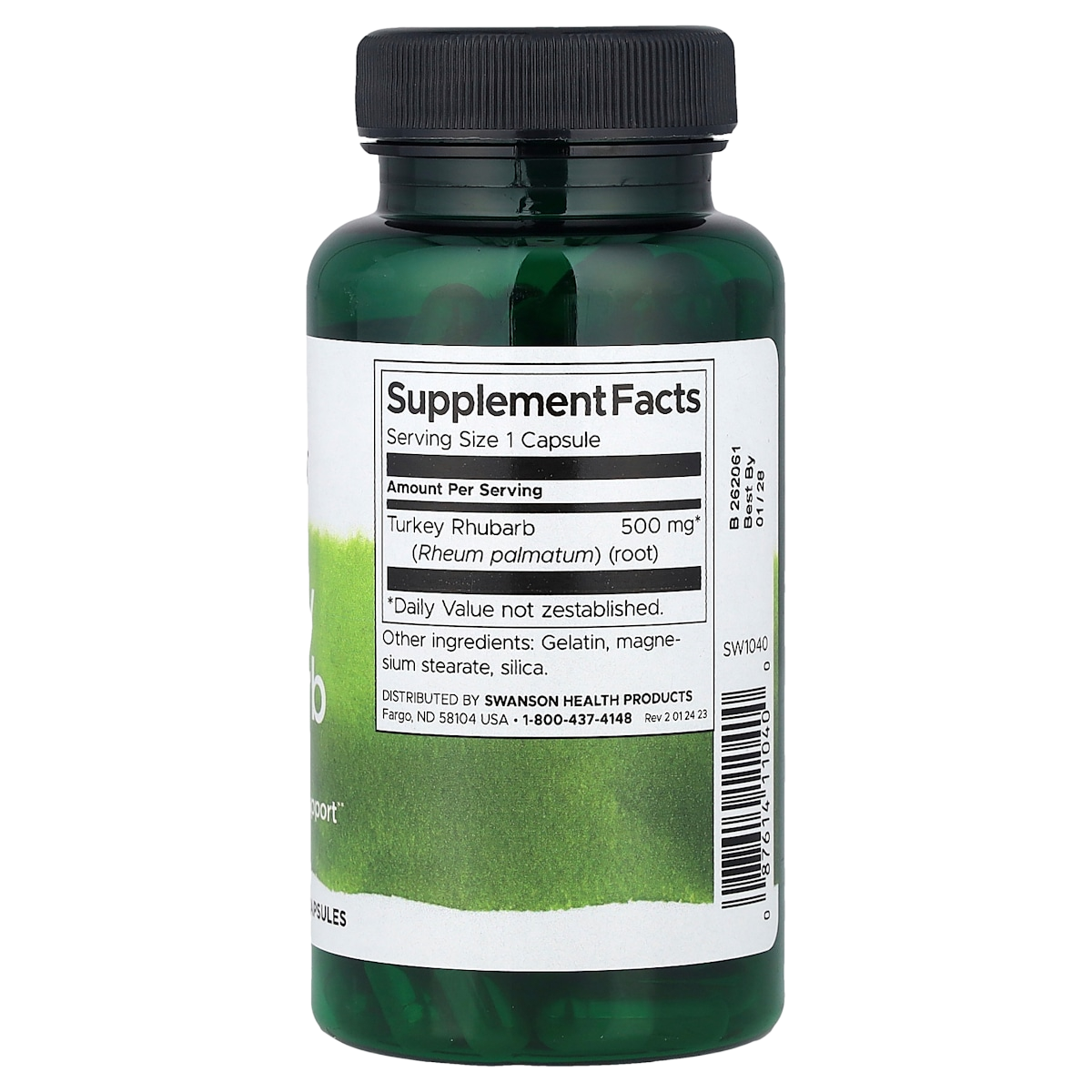 Supplement facts panel