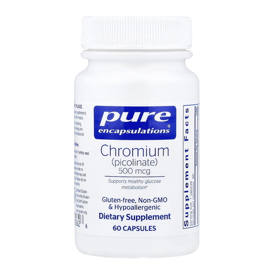 Pure Encapsulations Chromium Picolinate – 500mcg, 60 Capsules