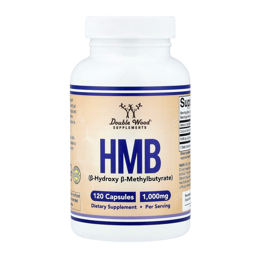 Double Wood Supplements HMB – 1000mg, 120 Capsules
