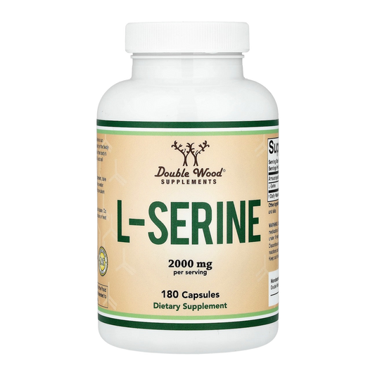 Double Wood Supplements L-Serine – 2000mg, 180 Capsules