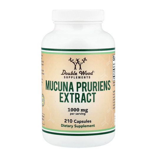 Double Wood Supplements Mucuna Pruriens – 1000mg, 210 Capsules