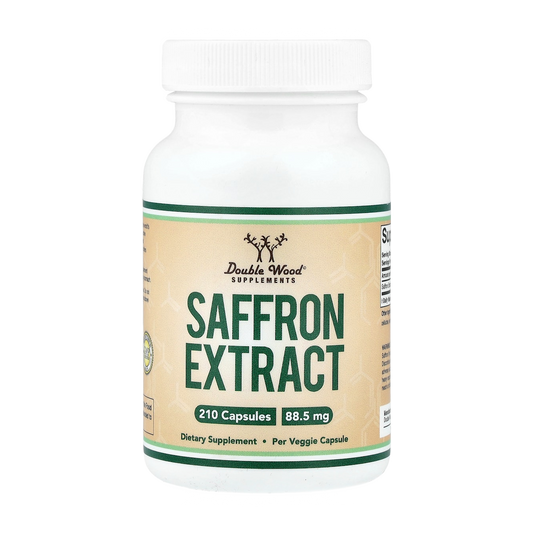 Double Wood Supplements Saffron – 88.5mg, 210 Capsules