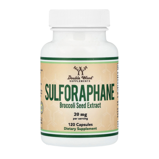 Double Wood Supplements Sulforaphane – 20mg, 120 Capsules