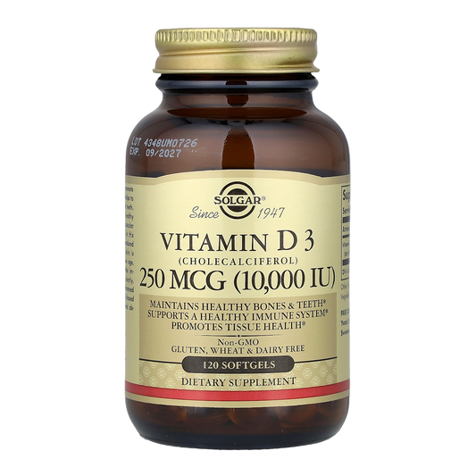 Solgar Vitamin D – 10,000IU, 120 Capsules