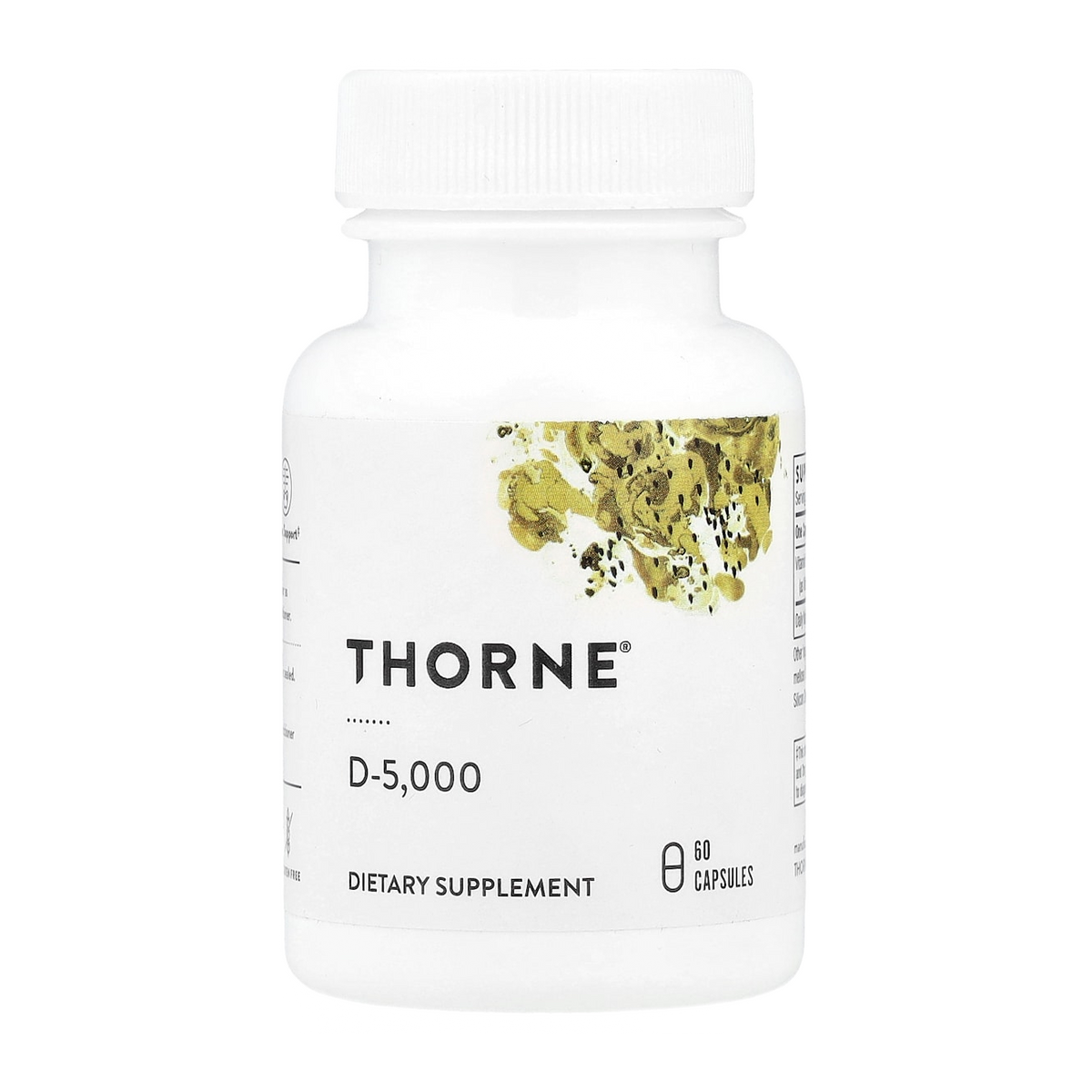 Thorne Vitamin D – 5,000IU, 60 Capsules