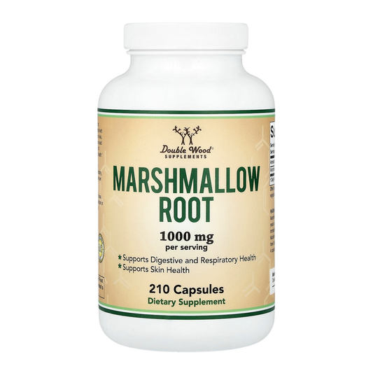 Double Wood Supplements Marshmallow – 1000mg, 210 Capsules