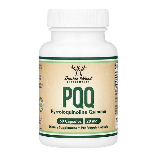 Double Wood Supplements PQQ – 20mg, 60 Capsules