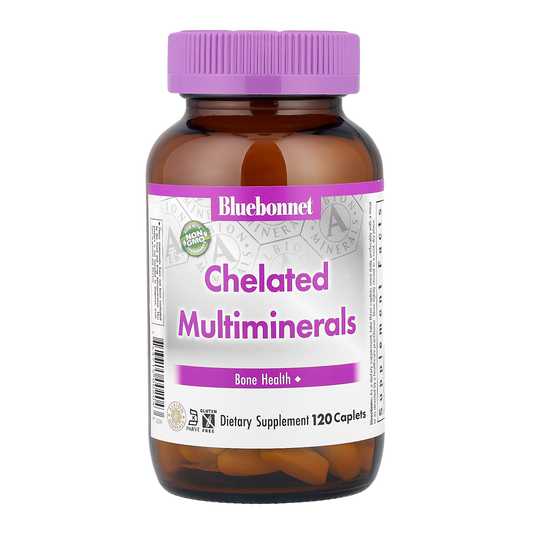 Bluebonnet Chelated Multiminerals – 120 Capsules