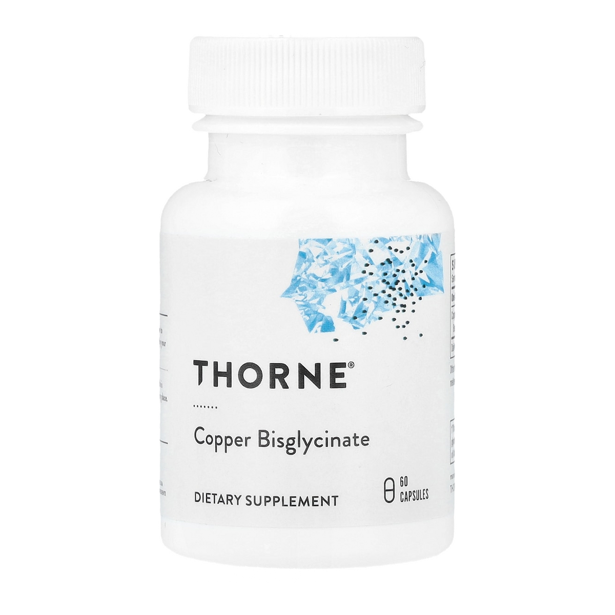 Thorne Copper – 2mg, 60 Capsules