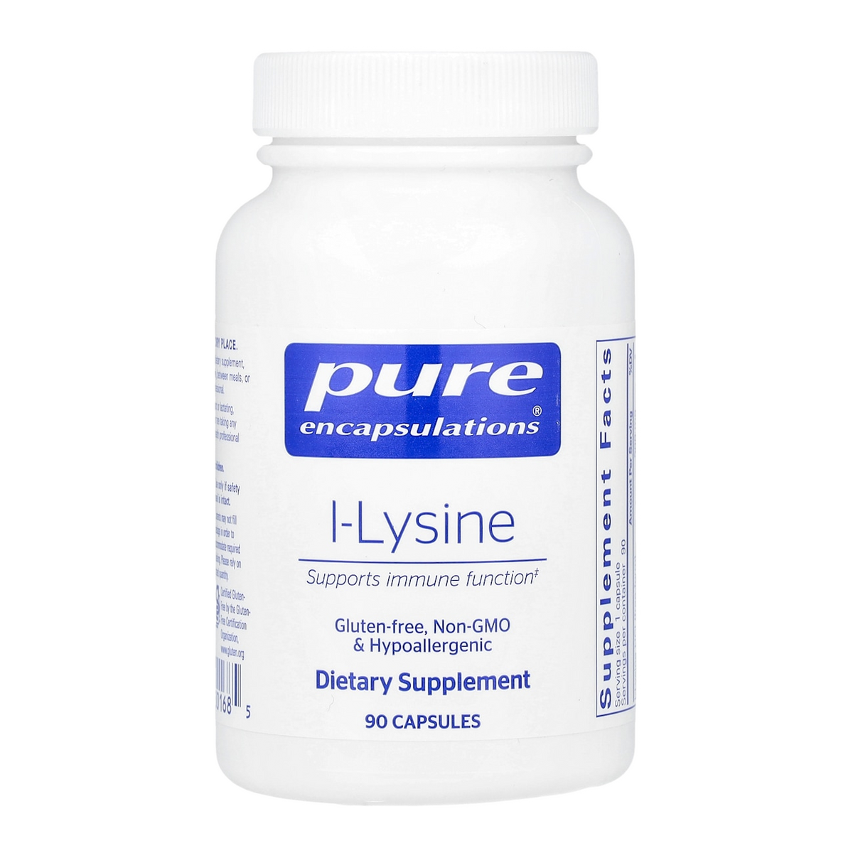 Pure Encapsulations L-Lysine – 500mg, 90 Capsules