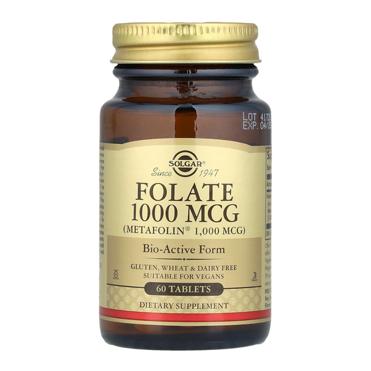 Solgar Methyl Folate – 1000mcg, 60 Capsules