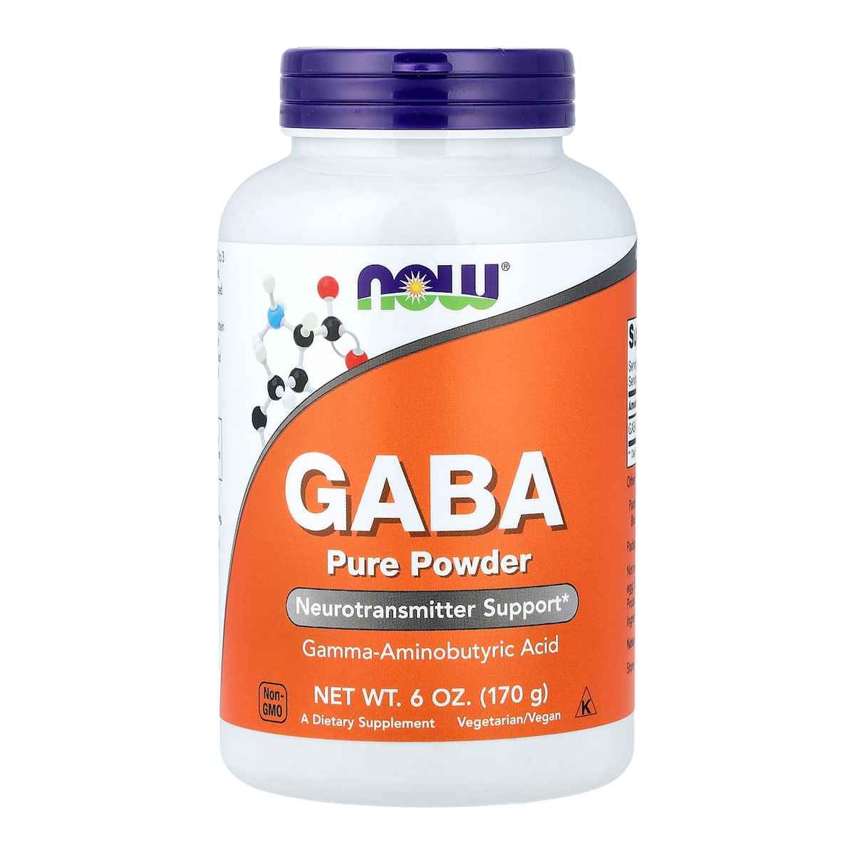 NOW Foods GABA Powder – 500mg, 340 Servings