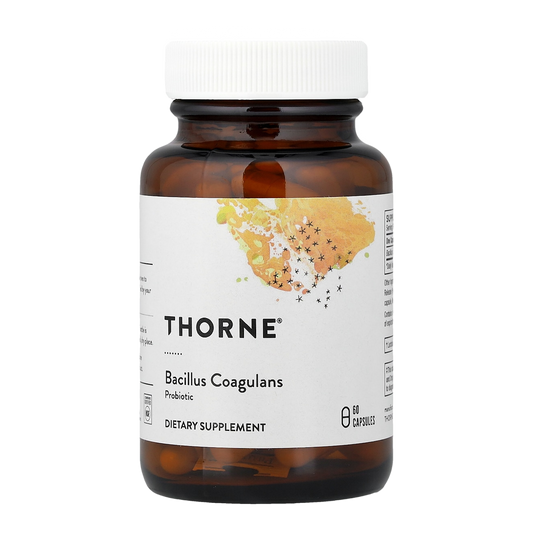 Thorne Bacillus Coagulans – 2B, 60 Capsules