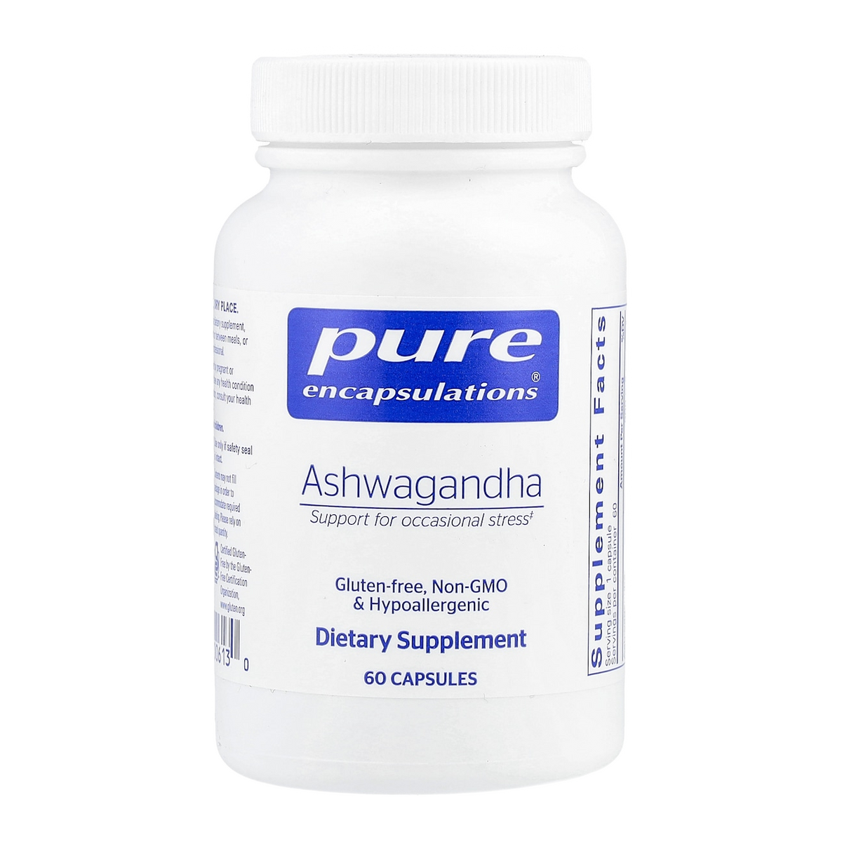 Pure Encapsulations KSM-66 Ashwagandha – 500mg, 60 Capsules