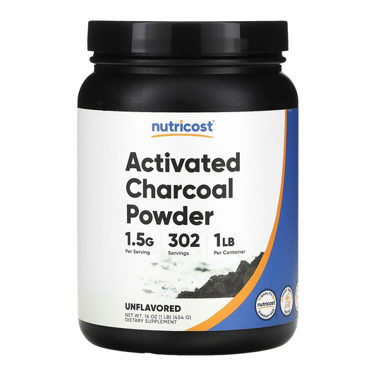 Nutricost Activated Charcoal Powder – 1500mg, 302 Servings
