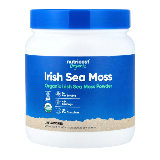 Nutricost Irish Sea Moss Powder – 1000mg, 454 Servings