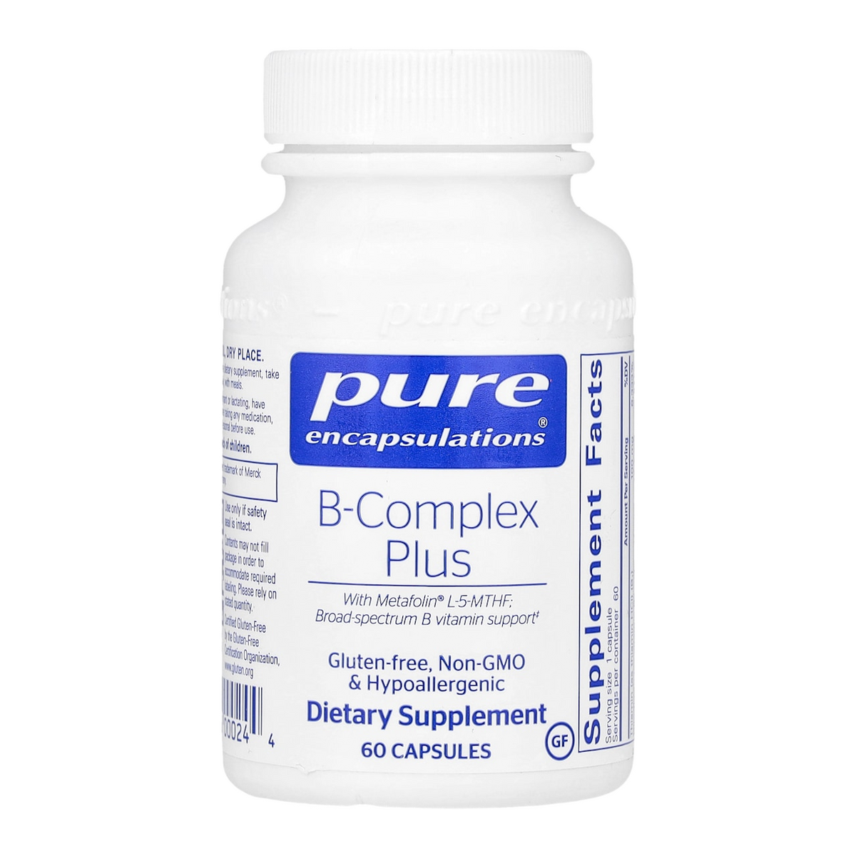 Pure Encapsulations B-Complex – 60 Capsules