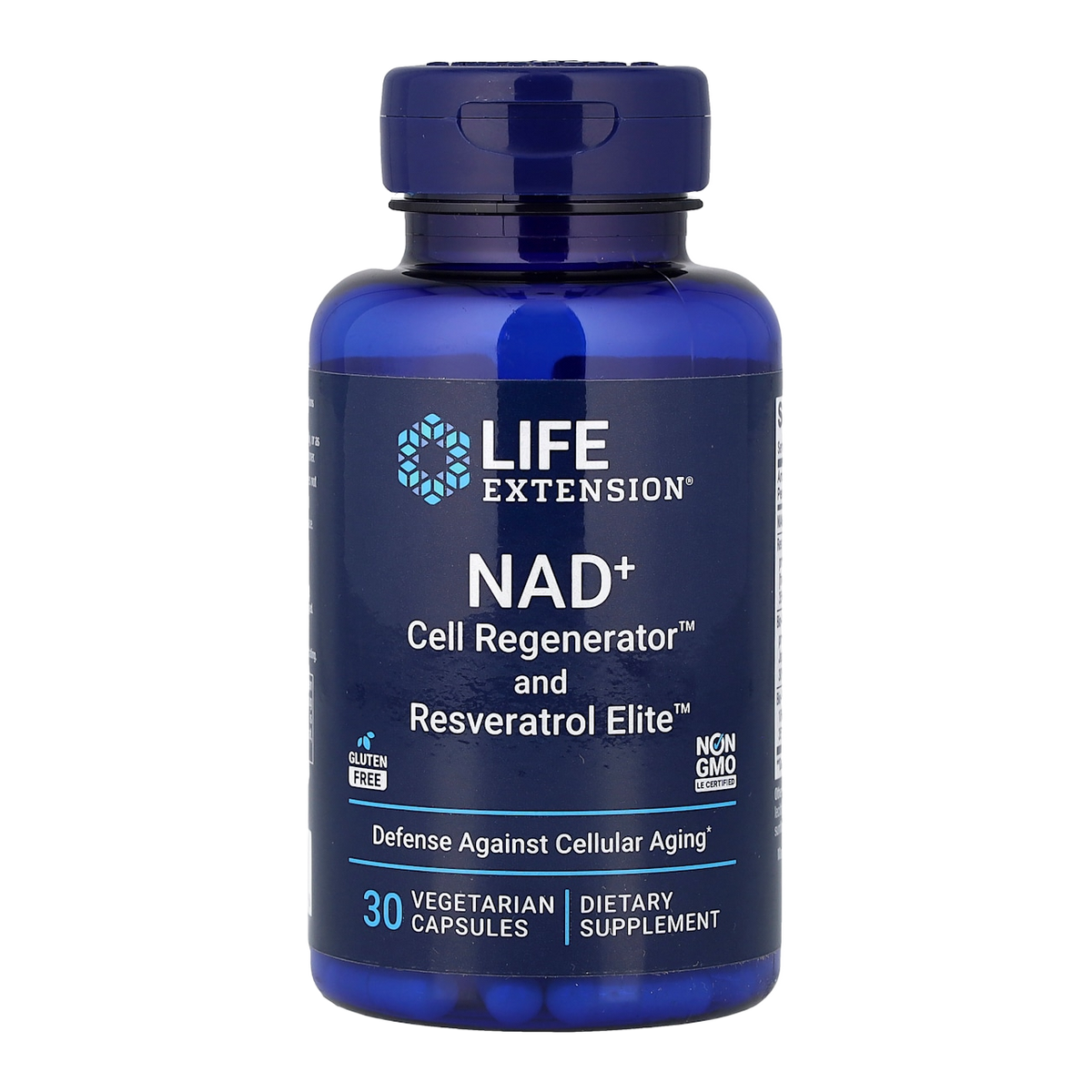 Life Extension NAD+ & Resveratrol – 30 Capsules