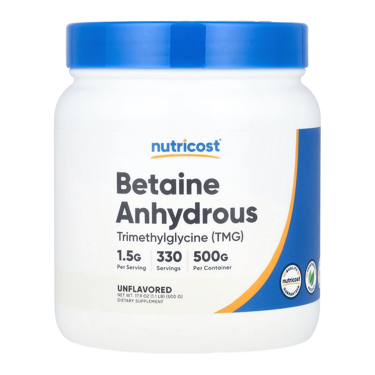 Nutricost Betaine Powder – 1000mg, 500 Servings