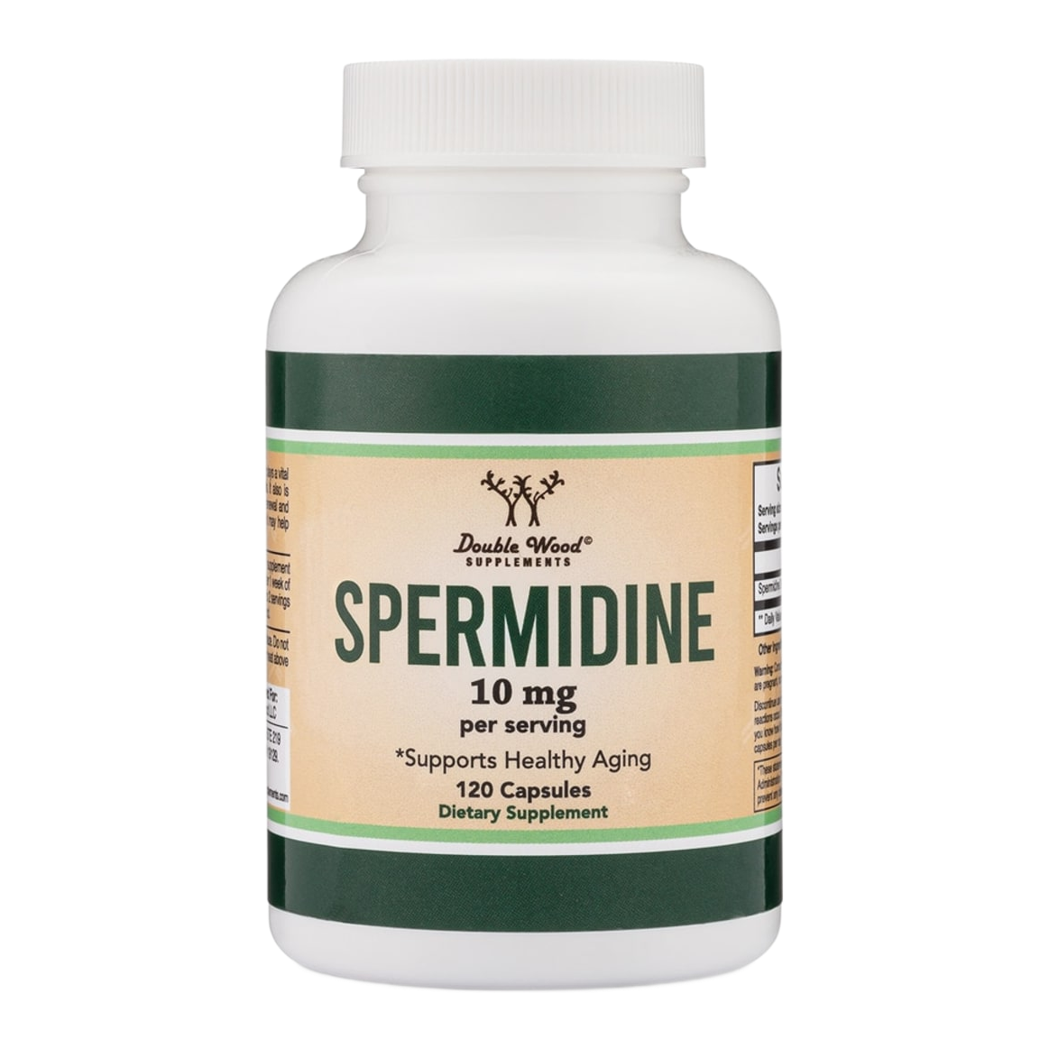 Double Wood Supplements Spermidine – 10mg, 120 Capsules