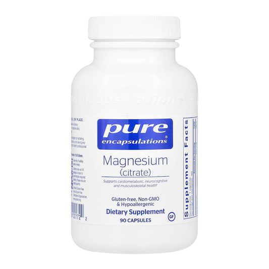 Pure Encapsulations Magnesium Citrate – 150mg, 90 Capsules