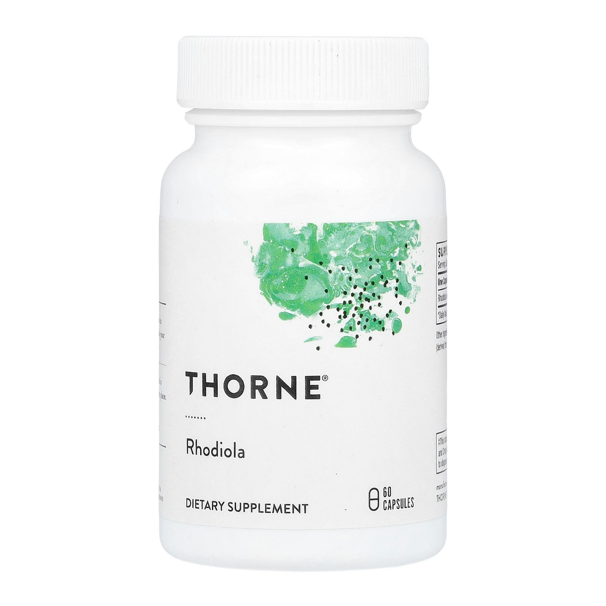 Thorne Rhodiola Extract – 100mg, 60 Capsules