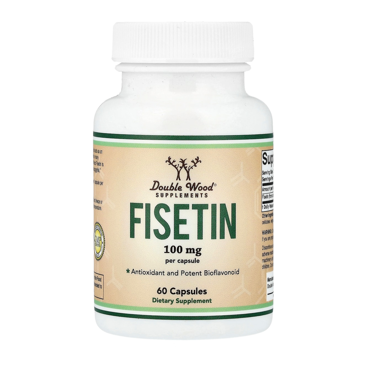 Double Wood Supplements Fisetin – 100mg, 60 Capsules
