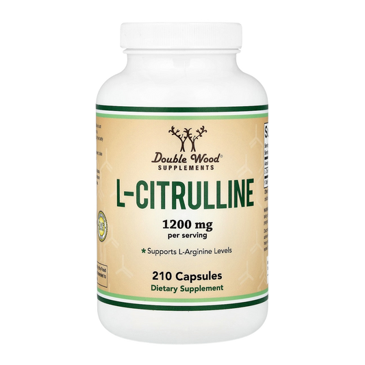 Double Wood Supplements L-Citrulline – 1200mg, 210 Capsules
