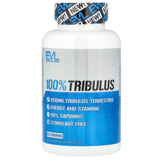 EVLution Nutrition, 100% Tribulus, 650 mg, 60 Veggie Capsules