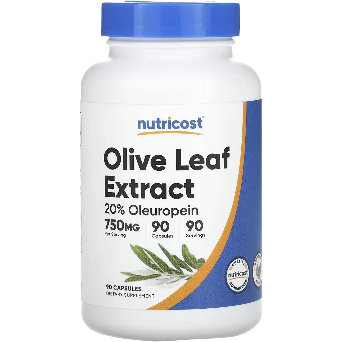 Nutricost Olive Leaf Extract – 750mg, 90 Capsules