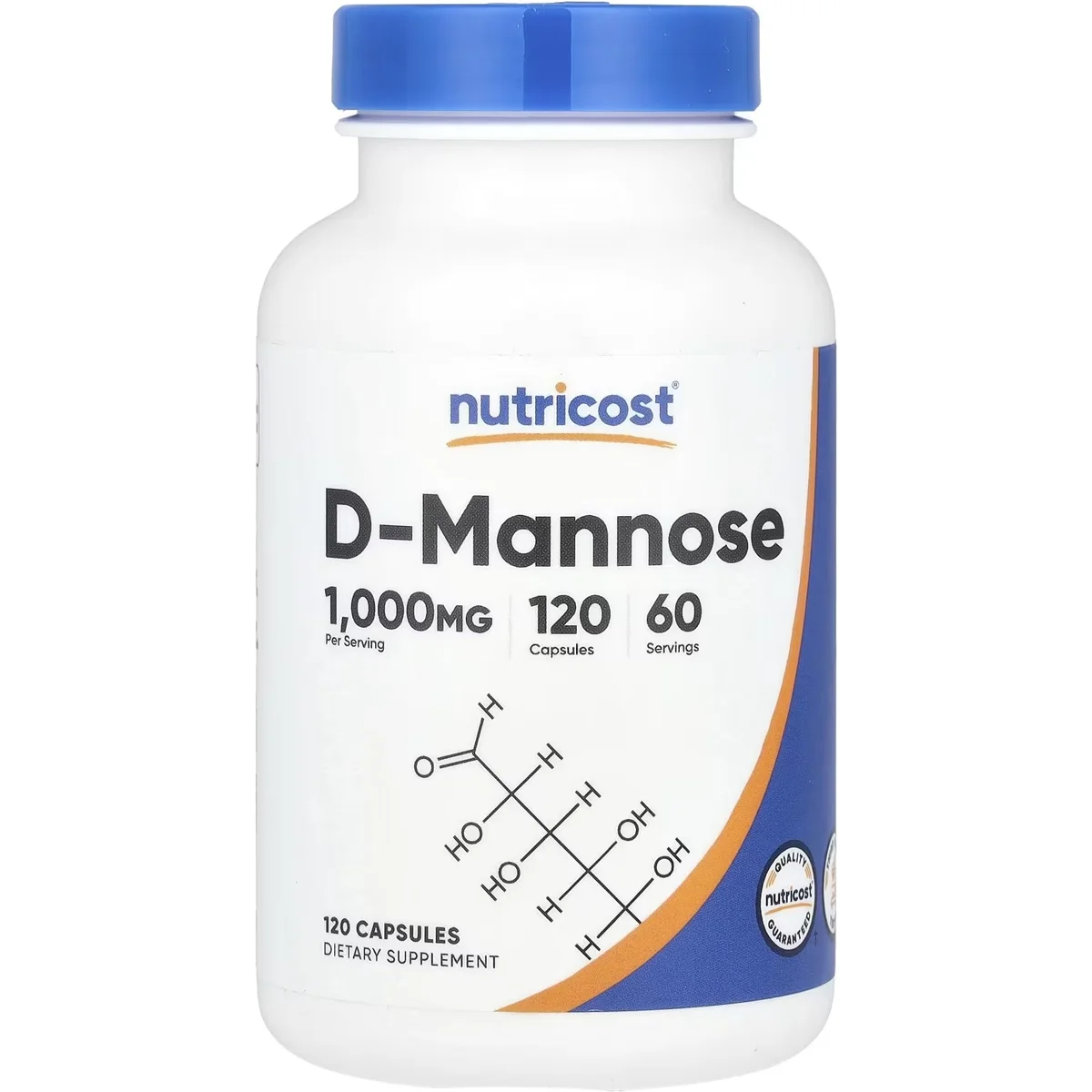 Nutricost D-Mannose – 1000mg, 120 Capsules
