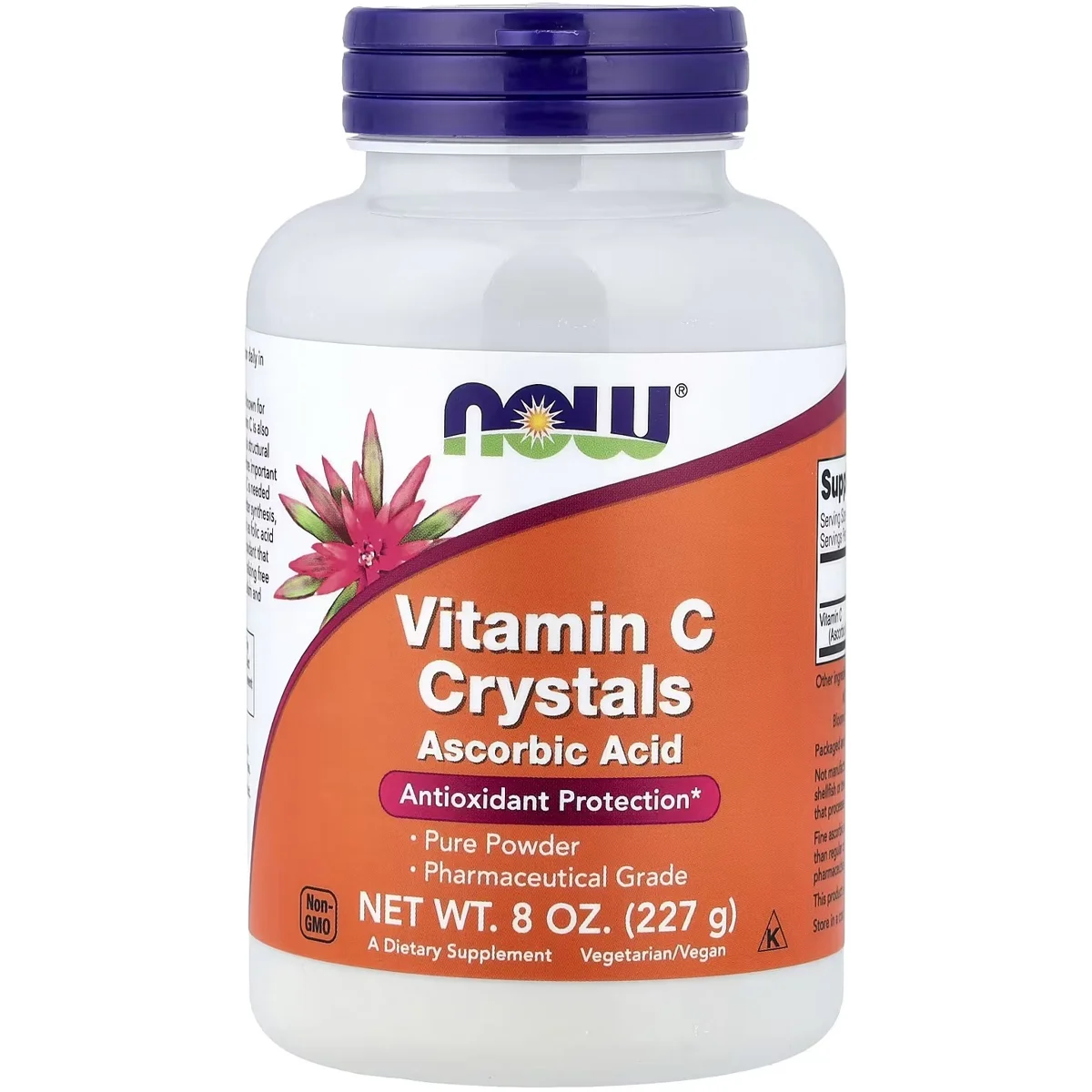 NOW Foods Vitamin C Powder – 1100mg, 206 Servings