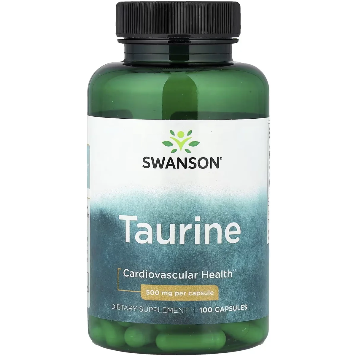 Swanson Taurine – 500mg, 100 Capsules