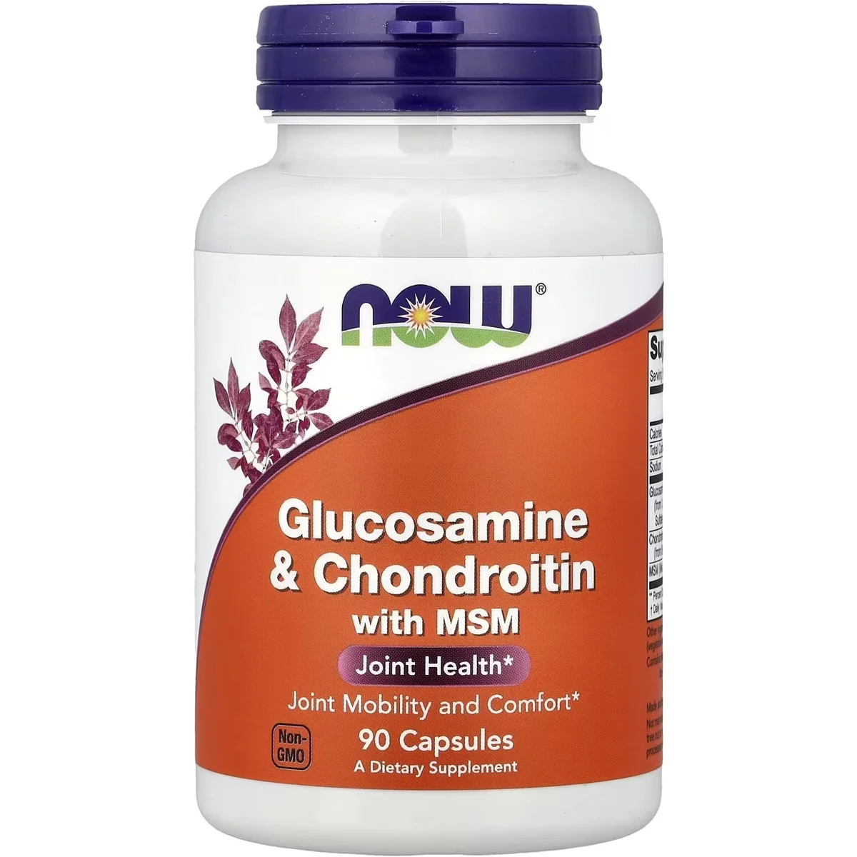 NOW Foods Glucosamine & Chondroitin with MSM – 90 Capsules