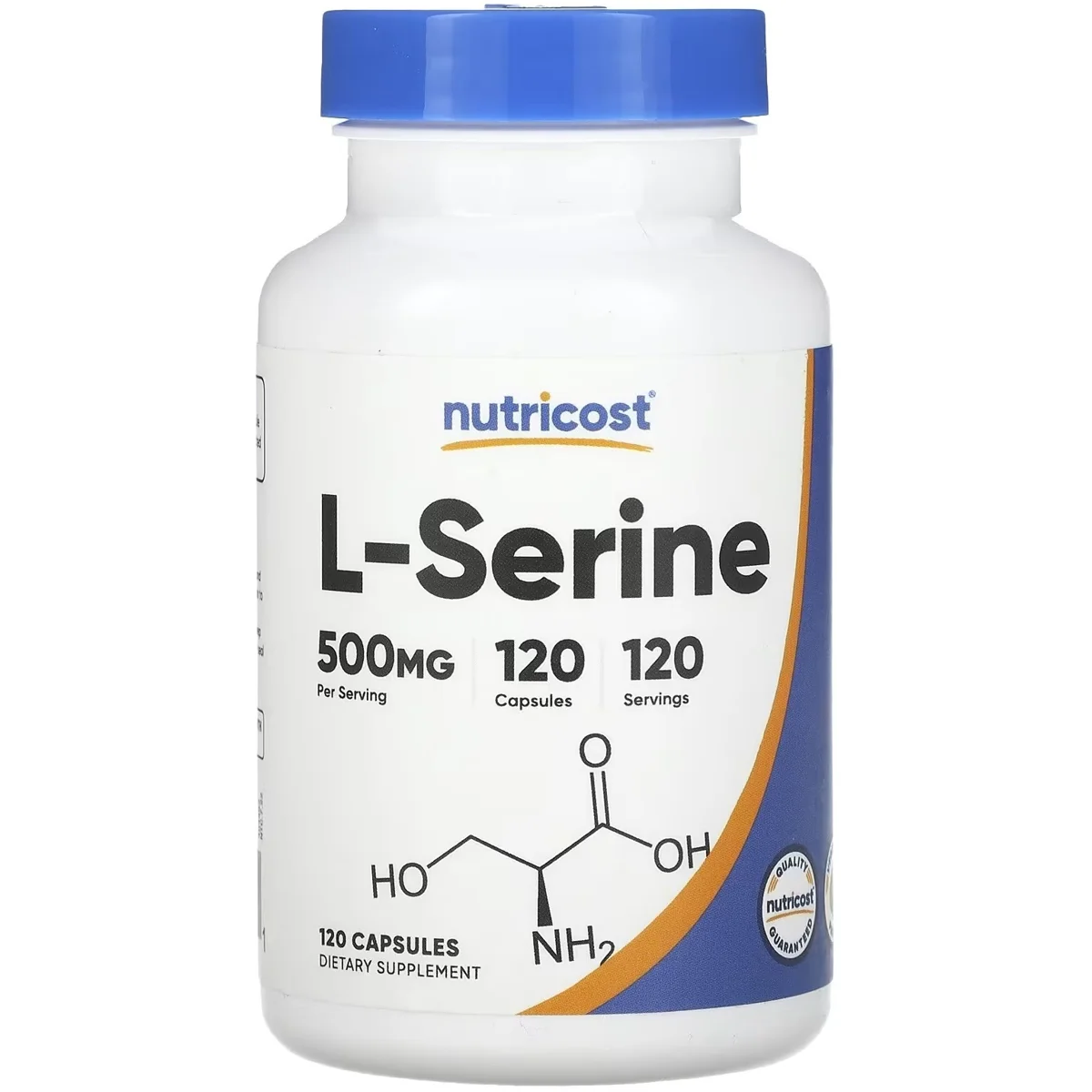 Nutricost L-Serine – 500mg, 120 Capsules