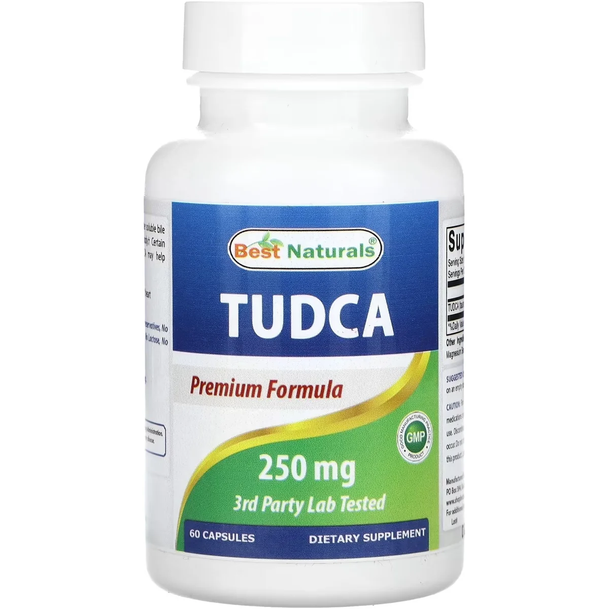 Best Naturals TUDCA – 250mg, 60 Capsules
