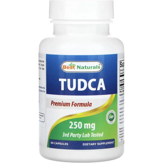 Best Naturals TUDCA – 250mg, 60 Capsules