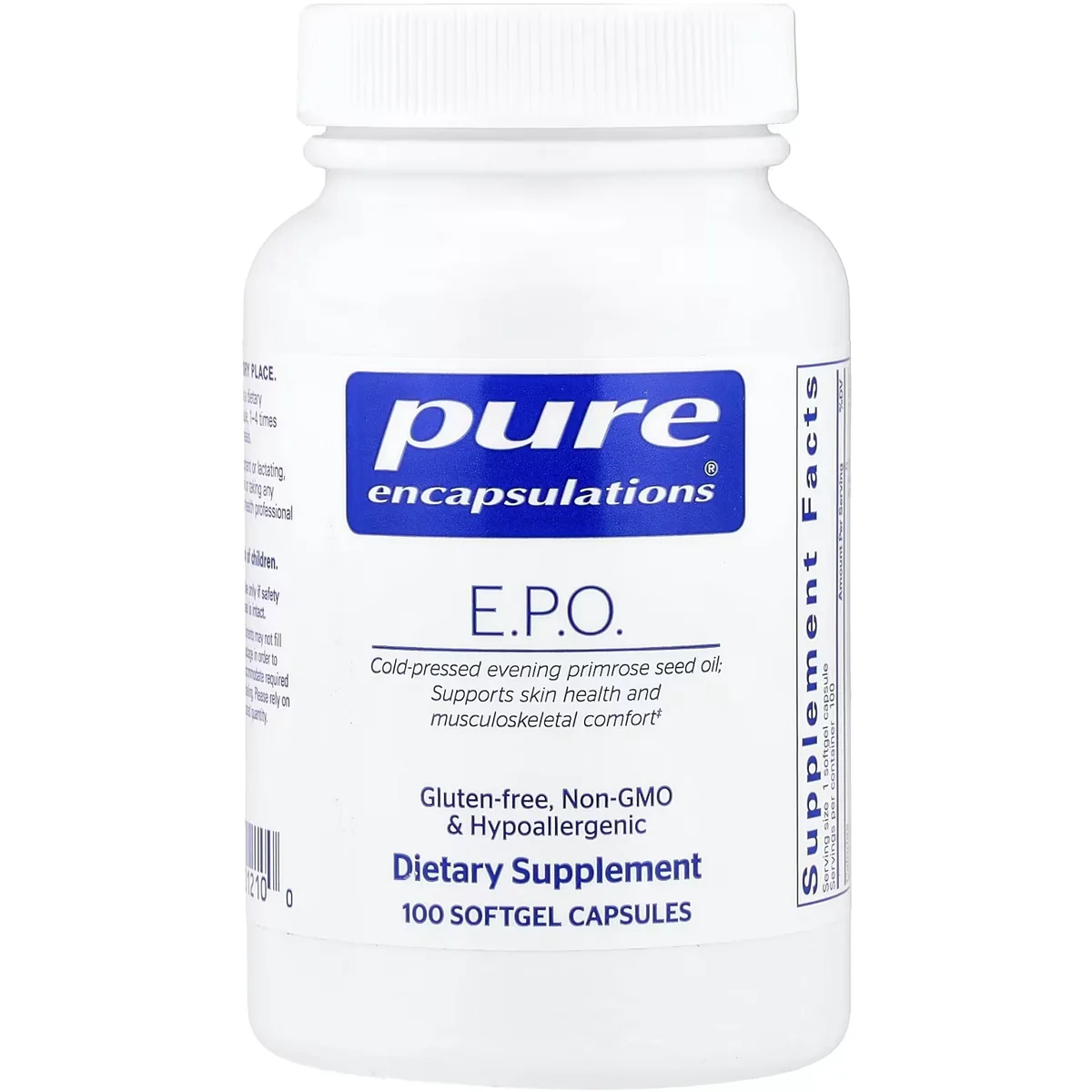 Pure Encapsulations Evening Primrose Oil – 500mg, 100 Softgels