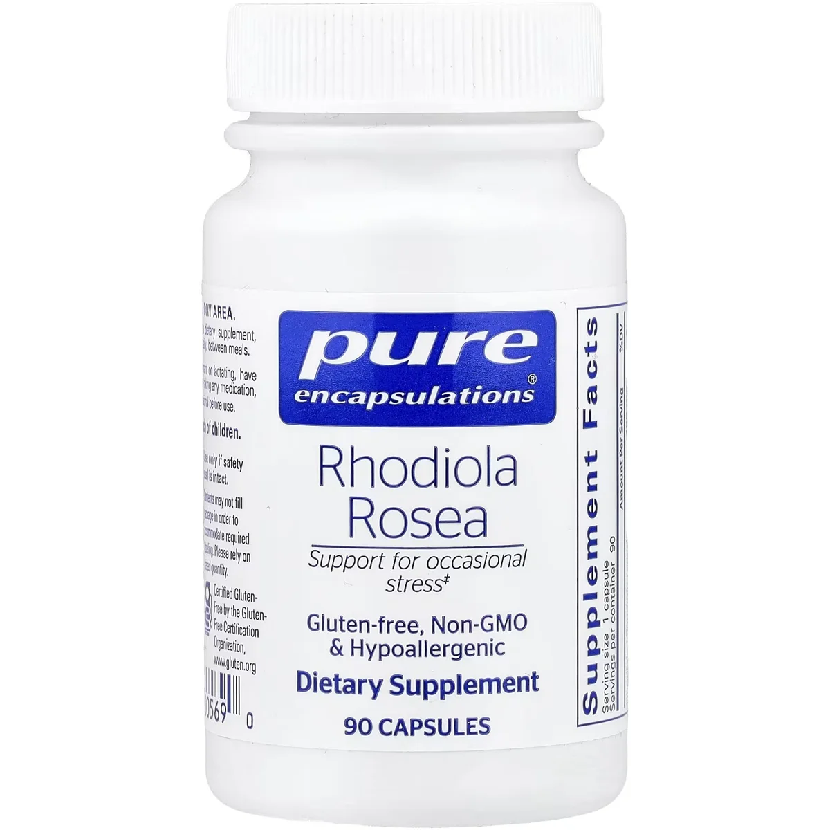 Pure Encapsulations Rhodiola Rosea – 100mg, 90 Capsules