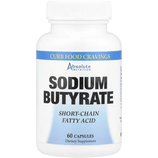 Absolute Nutrition Sodium Butyrate – 60 Capsules